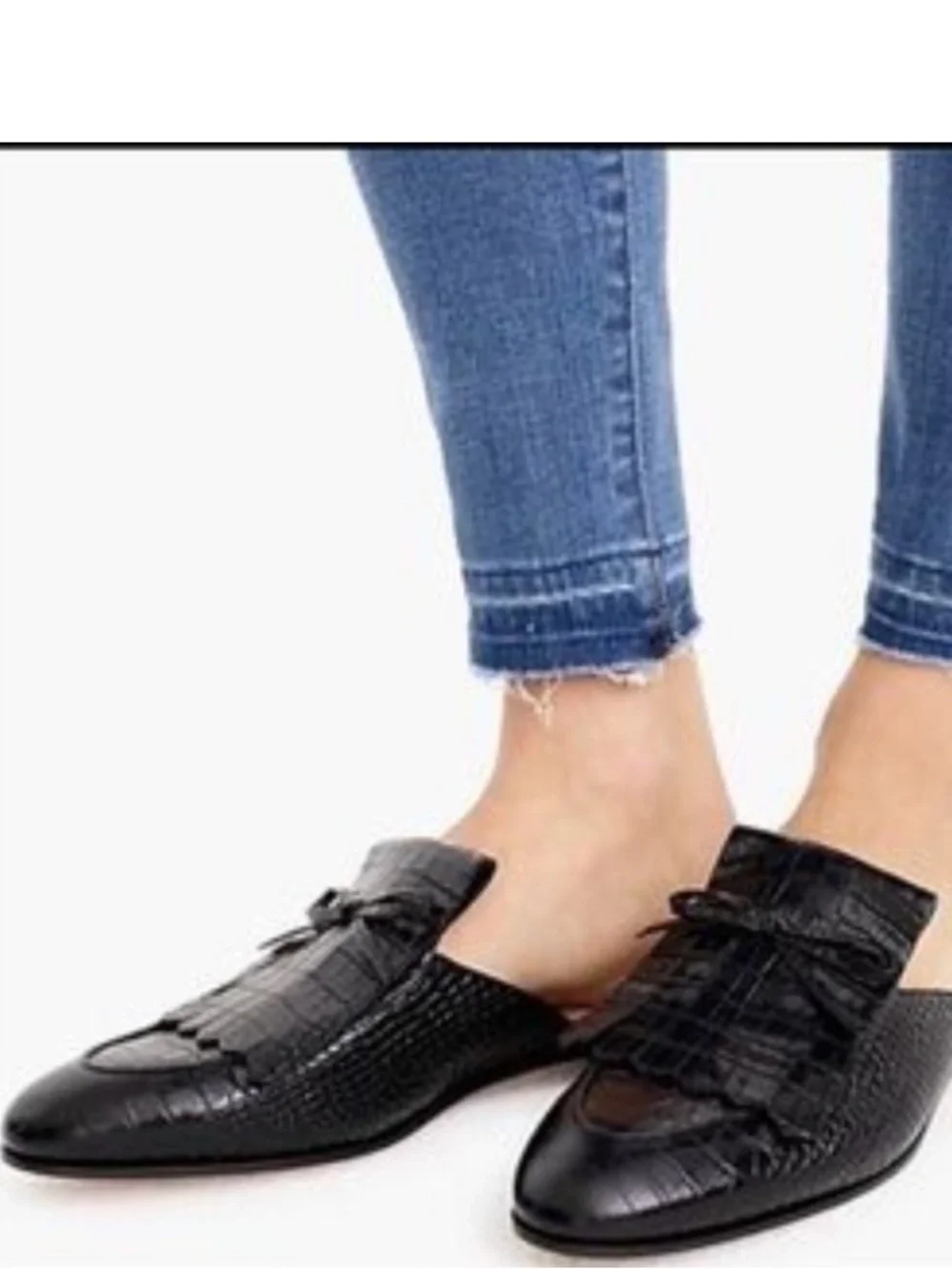J. Crew Academy Loafer Kiltie Mule